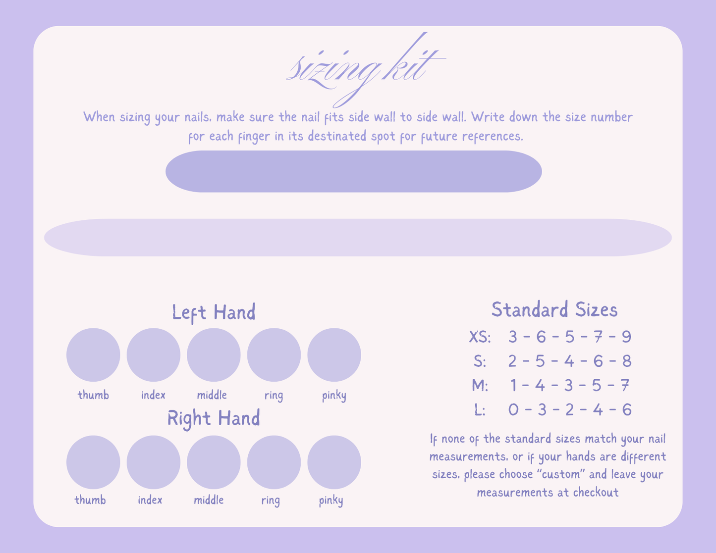 Sizing Kit